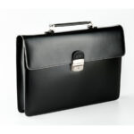 B&A minimalista fekete bőr aktatáska gyártói garanciával 38*26 cm - Image 5