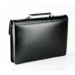 B&A minimalista fekete bőr aktatáska gyártói garanciával 38*26 cm - Image 7