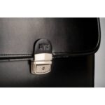 B&A minimalista fekete bőr aktatáska gyártói garanciával 38*26 cm - Image 6